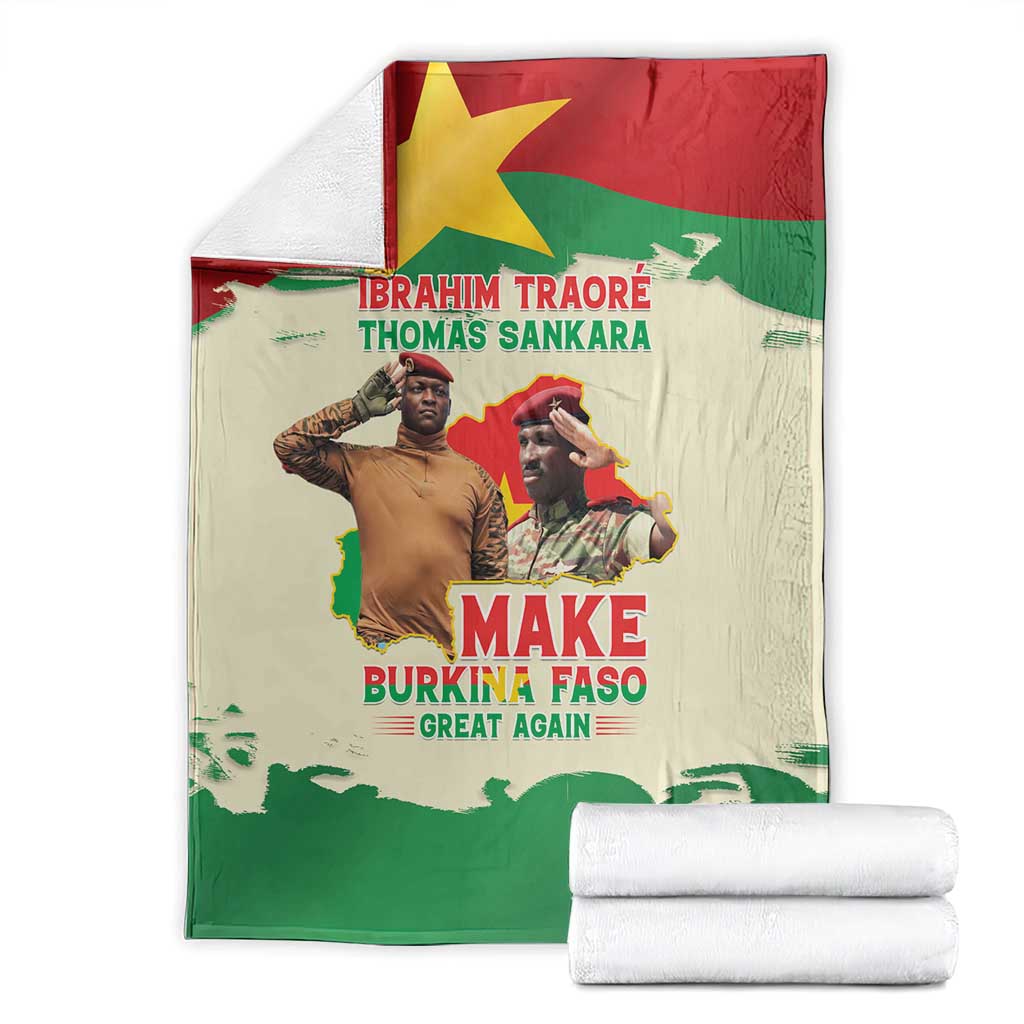 Ibrahim Traore Thomas Sankara Blanket Make Burkina Faso Great Again
