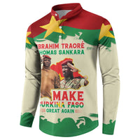 Ibrahim Traore Thomas Sankara Button Sweatshirt Make Burkina Faso Great Again