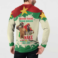 Ibrahim Traore Thomas Sankara Button Sweatshirt Make Burkina Faso Great Again