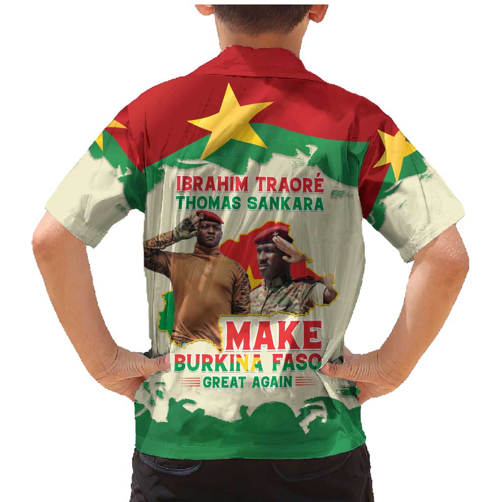 Ibrahim Traore Thomas Sankara Family Matching Mermaid Dress and Hawaiian Shirt Make Burkina Faso Great Again