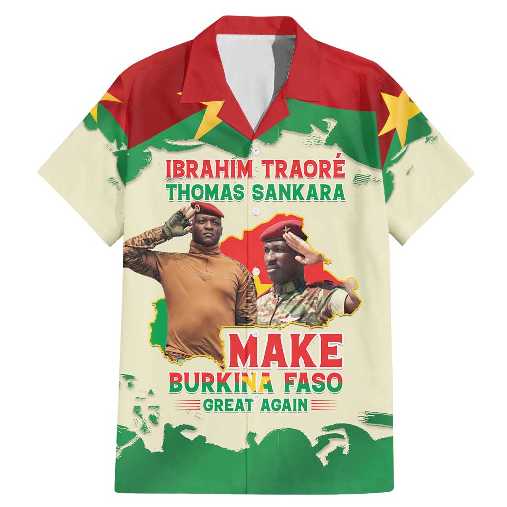 Ibrahim Traore Thomas Sankara Family Matching Mermaid Dress and Hawaiian Shirt Make Burkina Faso Great Again