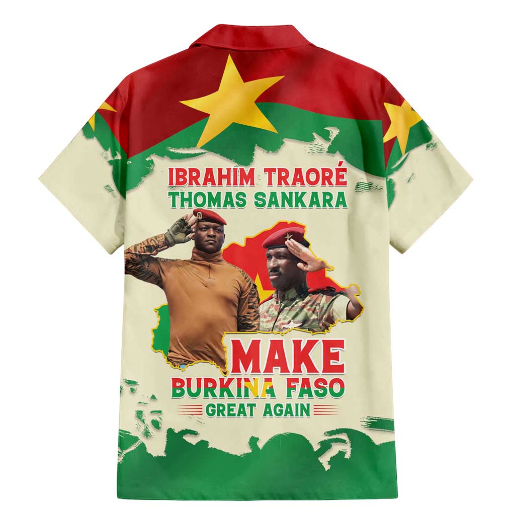 Ibrahim Traore Thomas Sankara Family Matching Mermaid Dress and Hawaiian Shirt Make Burkina Faso Great Again