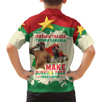 Ibrahim Traore Thomas Sankara Family Matching Off Shoulder Maxi Dress and Hawaiian Shirt Make Burkina Faso Great Again