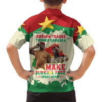 Ibrahim Traore Thomas Sankara Family Matching Short Sleeve Bodycon Dress and Hawaiian Shirt Make Burkina Faso Great Again