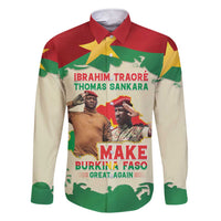 Ibrahim Traore Thomas Sankara Family Matching Short Sleeve Bodycon Dress and Hawaiian Shirt Make Burkina Faso Great Again
