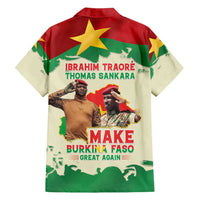 Ibrahim Traore Thomas Sankara Family Matching Summer Maxi Dress and Hawaiian Shirt Make Burkina Faso Great Again