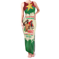 Ibrahim Traore Thomas Sankara Family Matching Tank Maxi Dress and Hawaiian Shirt Make Burkina Faso Great Again