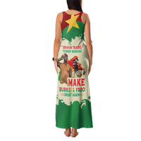 Ibrahim Traore Thomas Sankara Family Matching Tank Maxi Dress and Hawaiian Shirt Make Burkina Faso Great Again