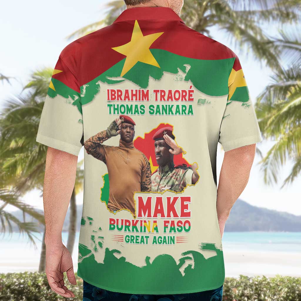 Ibrahim Traore Thomas Sankara Hawaiian Shirt Make Burkina Faso Great Again