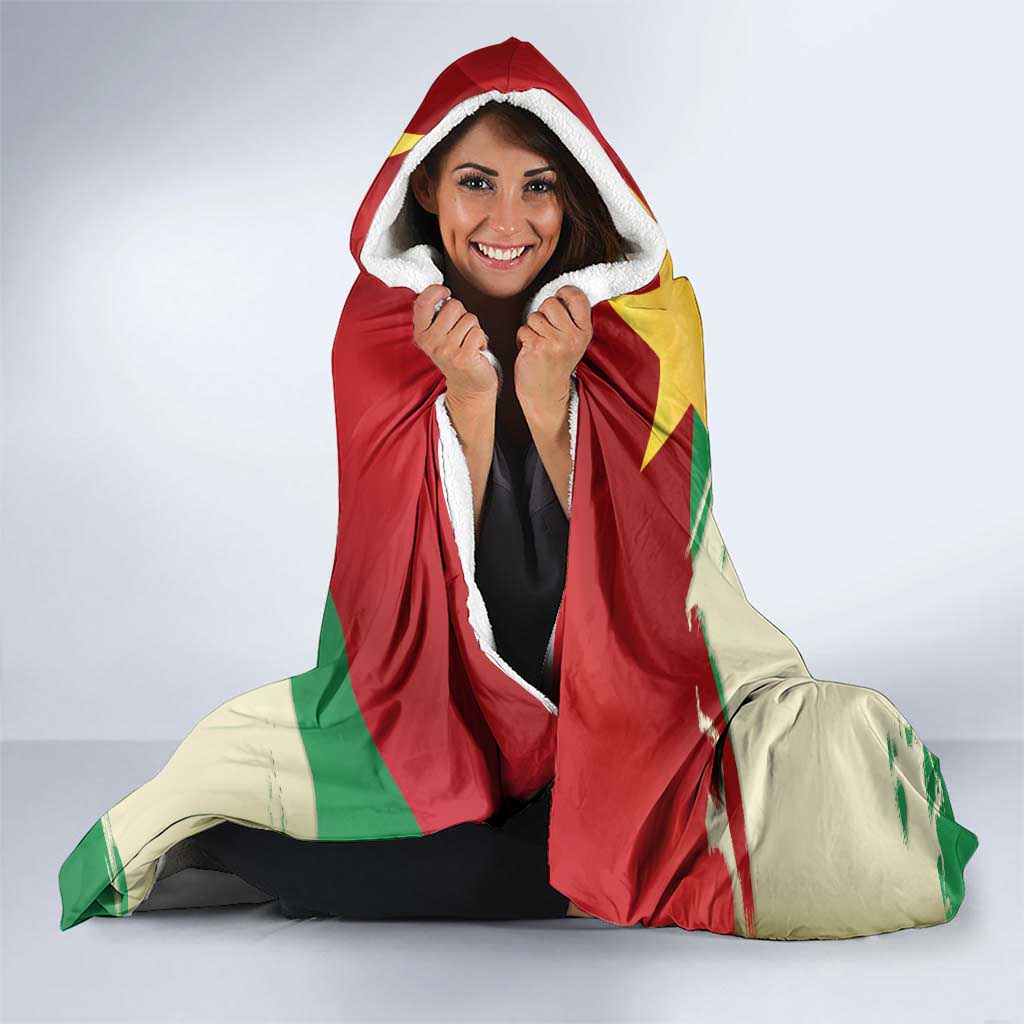 Ibrahim Traore Thomas Sankara Hooded Blanket Make Burkina Faso Great Again