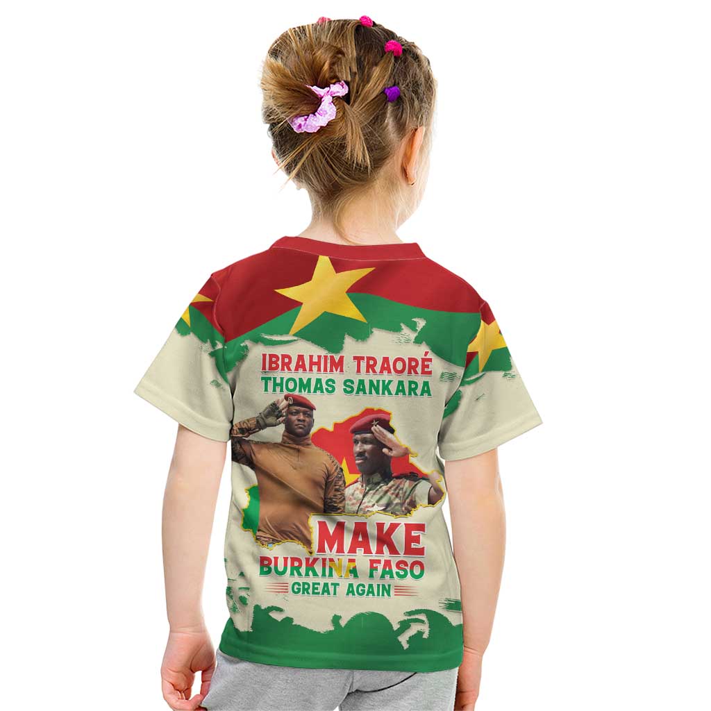 Ibrahim Traore Thomas Sankara Kid T Shirt Make Burkina Faso Great Again