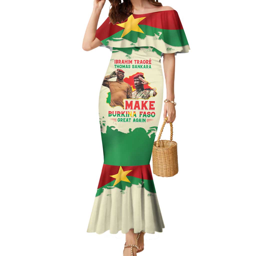 Ibrahim Traore Thomas Sankara Mermaid Dress Make Burkina Faso Great Again