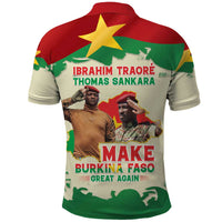 Ibrahim Traore Thomas Sankara Polo Shirt Make Burkina Faso Great Again