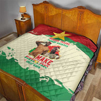 Ibrahim Traore Thomas Sankara Quilt Make Burkina Faso Great Again