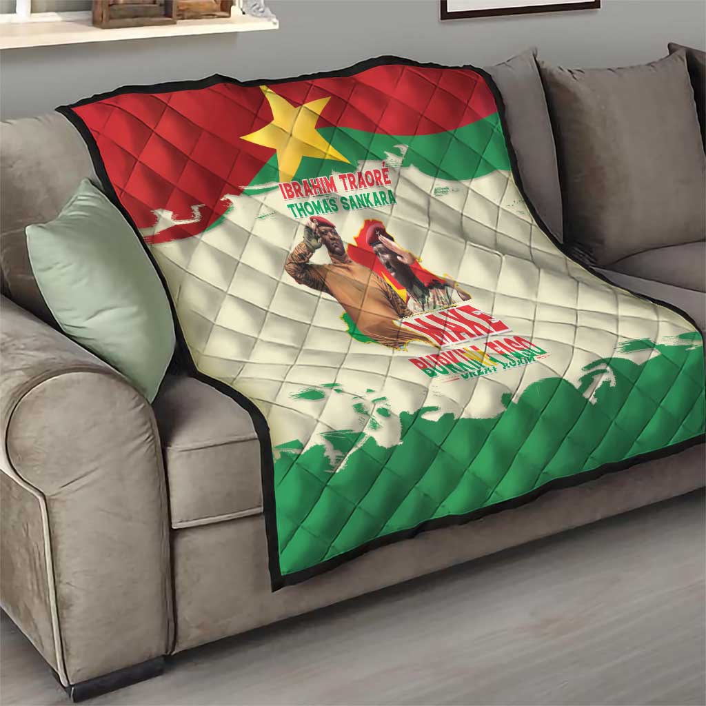 Ibrahim Traore Thomas Sankara Quilt Make Burkina Faso Great Again