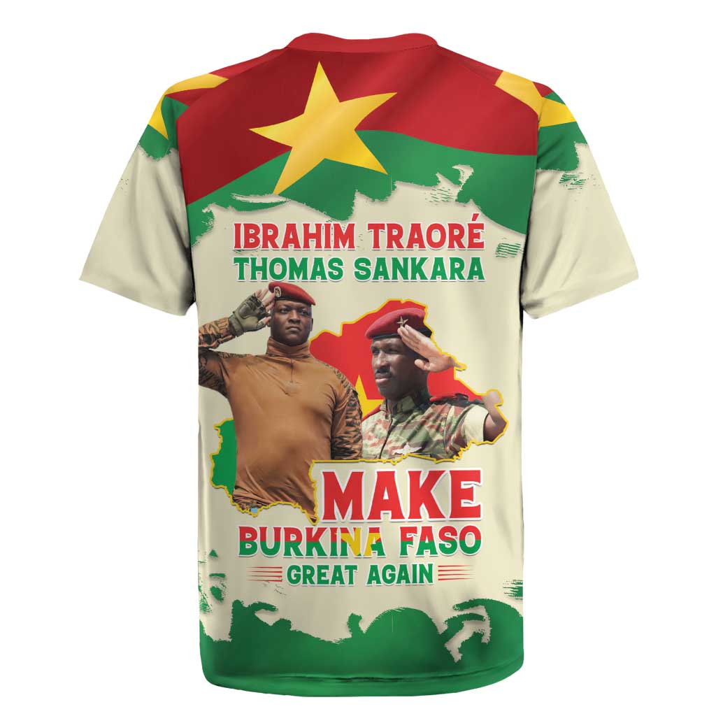 Ibrahim Traore Thomas Sankara Rugby Jersey Make Burkina Faso Great Again