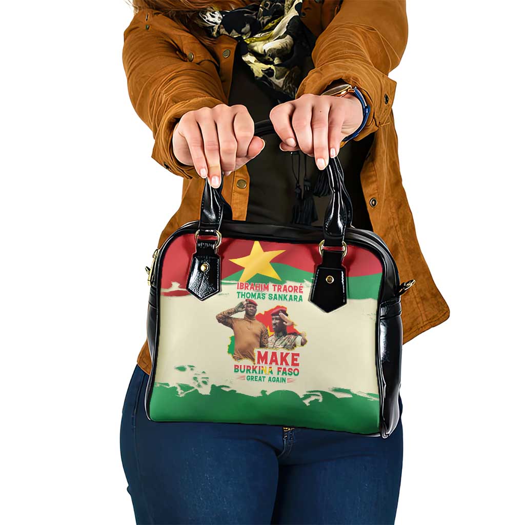 Ibrahim Traore Thomas Sankara Shoulder Handbag Make Burkina Faso Great Again