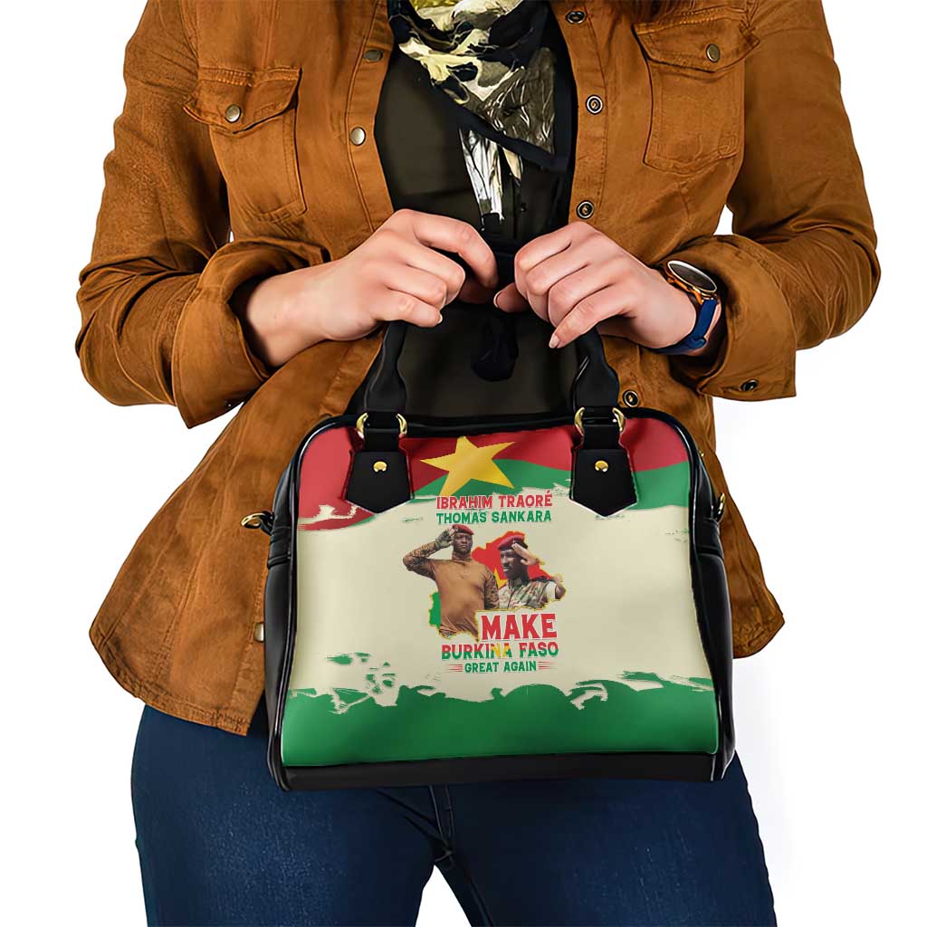 Ibrahim Traore Thomas Sankara Shoulder Handbag Make Burkina Faso Great Again