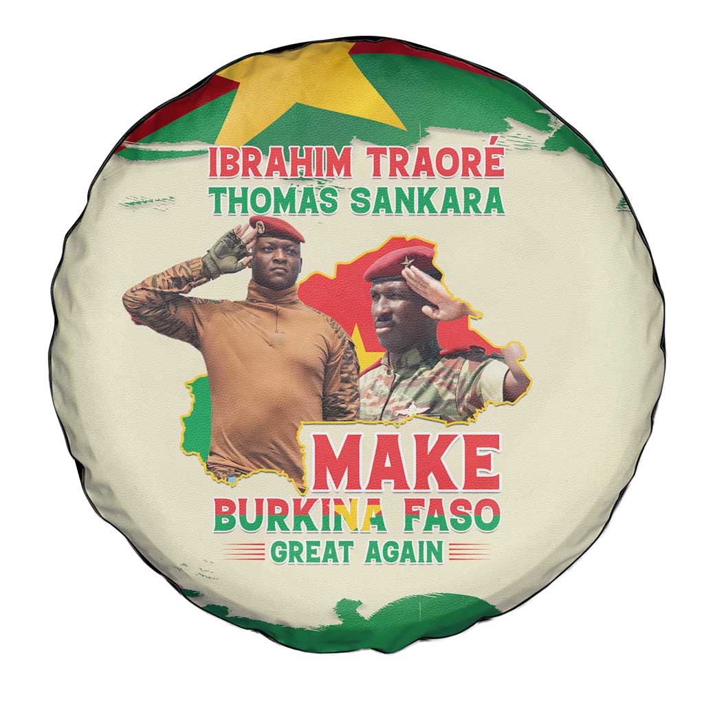 Ibrahim Traore Thomas Sankara Spare Tire Cover Make Burkina Faso Great Again