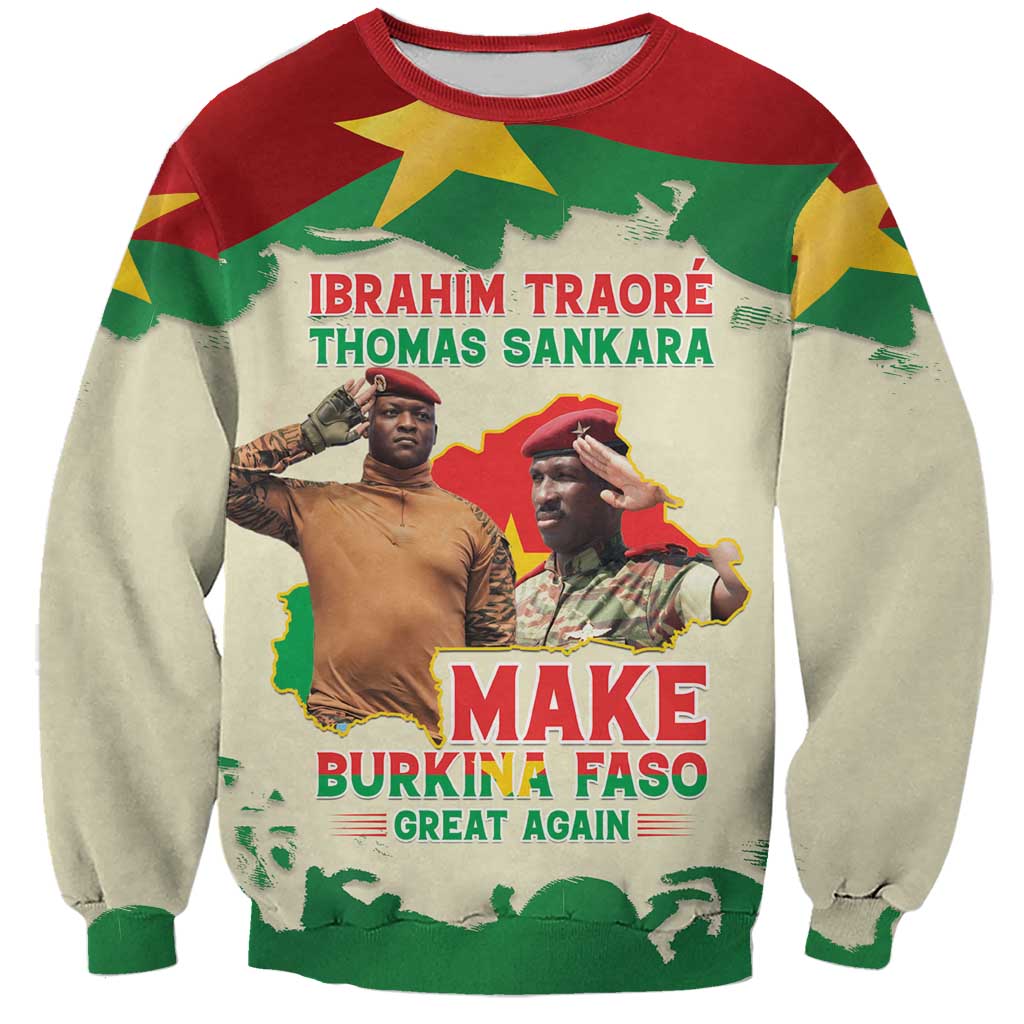 Ibrahim Traore Thomas Sankara Sweatshirt Make Burkina Faso Great Again