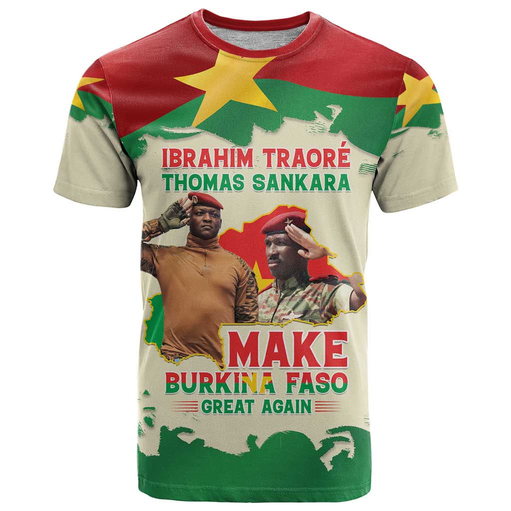 Ibrahim Traore Thomas Sankara T Shirt Make Burkina Faso Great Again