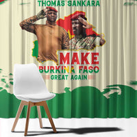 Ibrahim Traore Thomas Sankara Window Curtain Make Burkina Faso Great Again