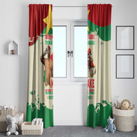 Ibrahim Traore Thomas Sankara Window Curtain Make Burkina Faso Great Again