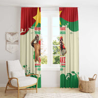 Ibrahim Traore Thomas Sankara Window Curtain Make Burkina Faso Great Again