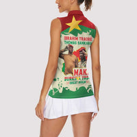 Ibrahim Traore Thomas Sankara Women Sleeveless Polo Shirt Make Burkina Faso Great Again