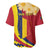 Personalised Chad Independence Day Baseball Jersey Coat Of Arms Gerbera Daisy