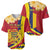 Personalised Chad Independence Day Baseball Jersey Coat Of Arms Gerbera Daisy