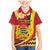 Personalised Chad Independence Day Family Matching Mermaid Dress and Hawaiian Shirt Coat Of Arms Gerbera Daisy