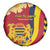 Chad Independence Day Spare Tire Cover Coat Of Arms Gerbera Daisy