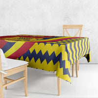 Chad Independence Day Tablecloth Coat Of Arms Gerbera Daisy