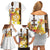 Happy Eritrea New Year Family Matching Off Shoulder Short Dress and Hawaiian Shirt Adey Abeba Flower With Habesha Tilet Pattern - Wonder Print Shop