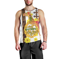 Happy Eritrea New Year Men Tank Top Adey Abeba Flower With Habesha Tilet Pattern - Wonder Print Shop