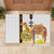 Happy Eritrea New Year Rubber Doormat Adey Abeba Flower With Habesha Tilet Pattern - Wonder Print Shop