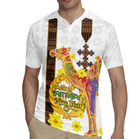 Happy Eritrea New Year Rugby Jersey Adey Abeba Flower With Habesha Tilet Pattern - Wonder Print Shop