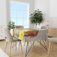 Happy Eritrea New Year Tablecloth Adey Abeba Flower With Habesha Tilet Pattern - Wonder Print Shop