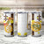Happy Eritrea New Year Tumbler Cup Adey Abeba Flower With Habesha Tilet Pattern - Wonder Print Shop