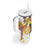 Happy Eritrea New Year Tumbler With Handle Adey Abeba Flower With Habesha Tilet Pattern - Wonder Print Shop