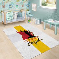 Angola National Heroes Day Area Rug Agostinho Neto With Map - Wonder Print Shop