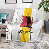 Angola National Heroes Day Blanket Agostinho Neto With Map - Wonder Print Shop