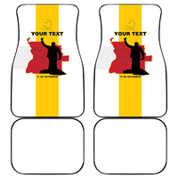 Angola National Heroes Day Car Mats Agostinho Neto With Map - Wonder Print Shop