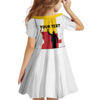 Personalized Angola National Heroes Day Family Matching Off Shoulder Short Dress and Hawaiian Shirt Agostinho Neto With Map - Wonder Print Shop