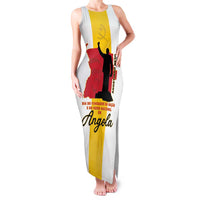 Personalized Angola National Heroes Day Family Matching Tank Maxi Dress and Hawaiian Shirt Agostinho Neto With Map - Wonder Print Shop