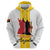 Personalized Angola National Heroes Day Hoodie Agostinho Neto With Map - Wonder Print Shop