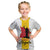 Personalized Angola National Heroes Day Kid T Shirt Agostinho Neto With Map - Wonder Print Shop