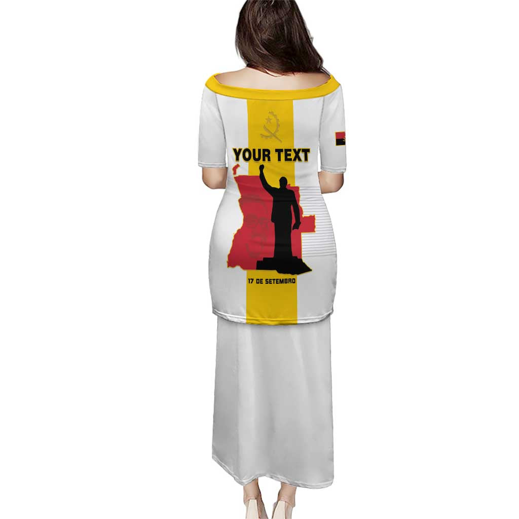 Personalized Angola National Heroes Day Puletasi Agostinho Neto With Map - Wonder Print Shop