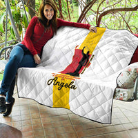 Angola National Heroes Day Quilt Agostinho Neto With Map - Wonder Print Shop